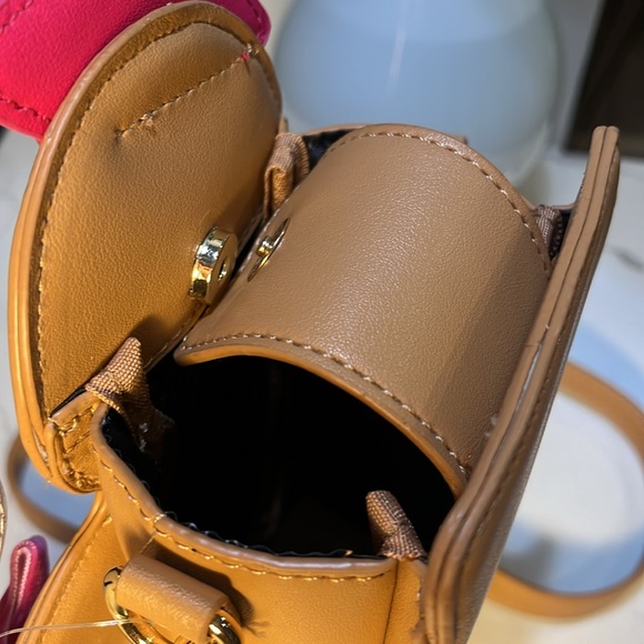 Betsey Johnson Gingerbread XO CAN CAN Girl Crossbody Bag Christmas Multi NWT - Picture 10 of 14